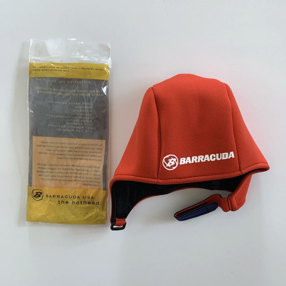 Barracuda The Hothead Swim Cap Thermal Insulated Hot Head Adjustable Strap M